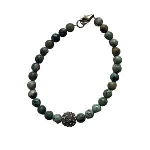 Green Beads Handmade Bracelet